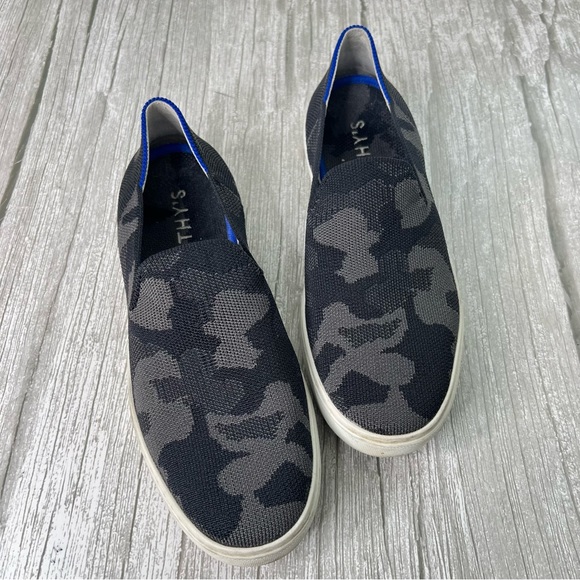 Rothy's The Sneaker in Gray Camo 7.5 - Picture 6 of 11